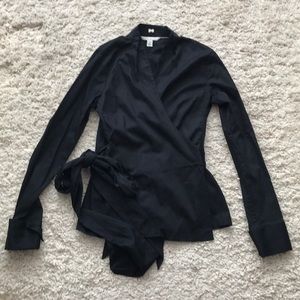 Banana Republic Wrap Dress Shirt